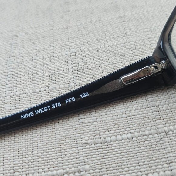 Nine West Women Eyeglasses Frame Black/Glitter 378 FF5 53[]15 135 Glasses - Picture 10 of 12